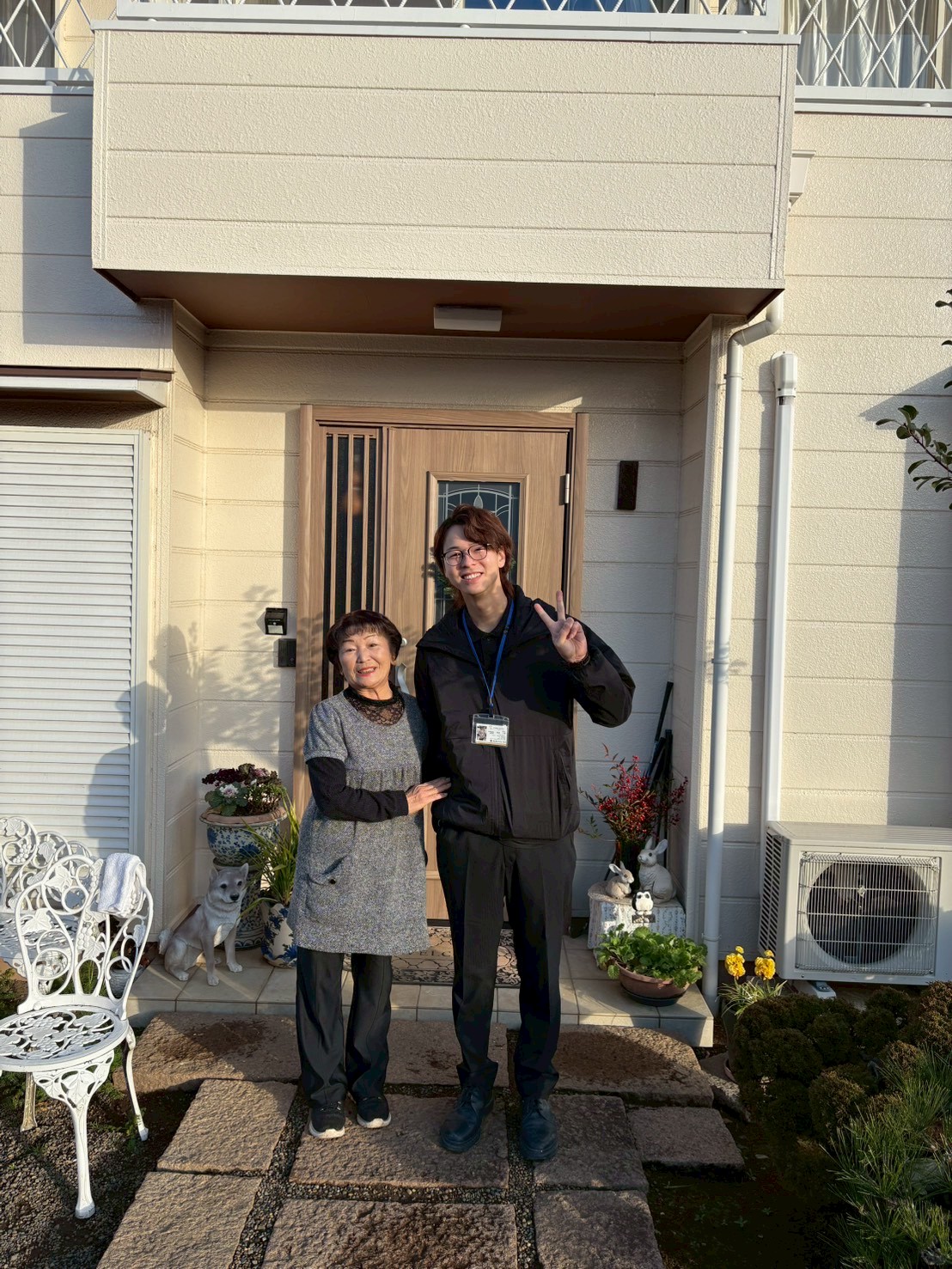 つくば市のお客様。アパートの外壁塗装工事のご依頼をいただきました。